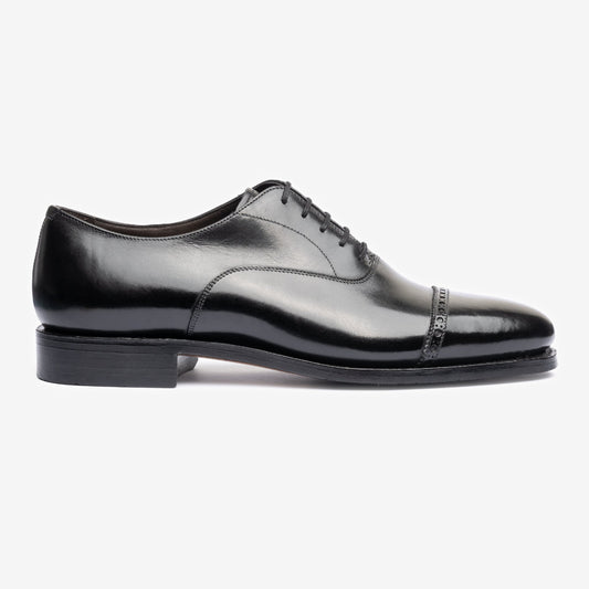 Punch Cap Oxford - Black - Chip Last - MTO