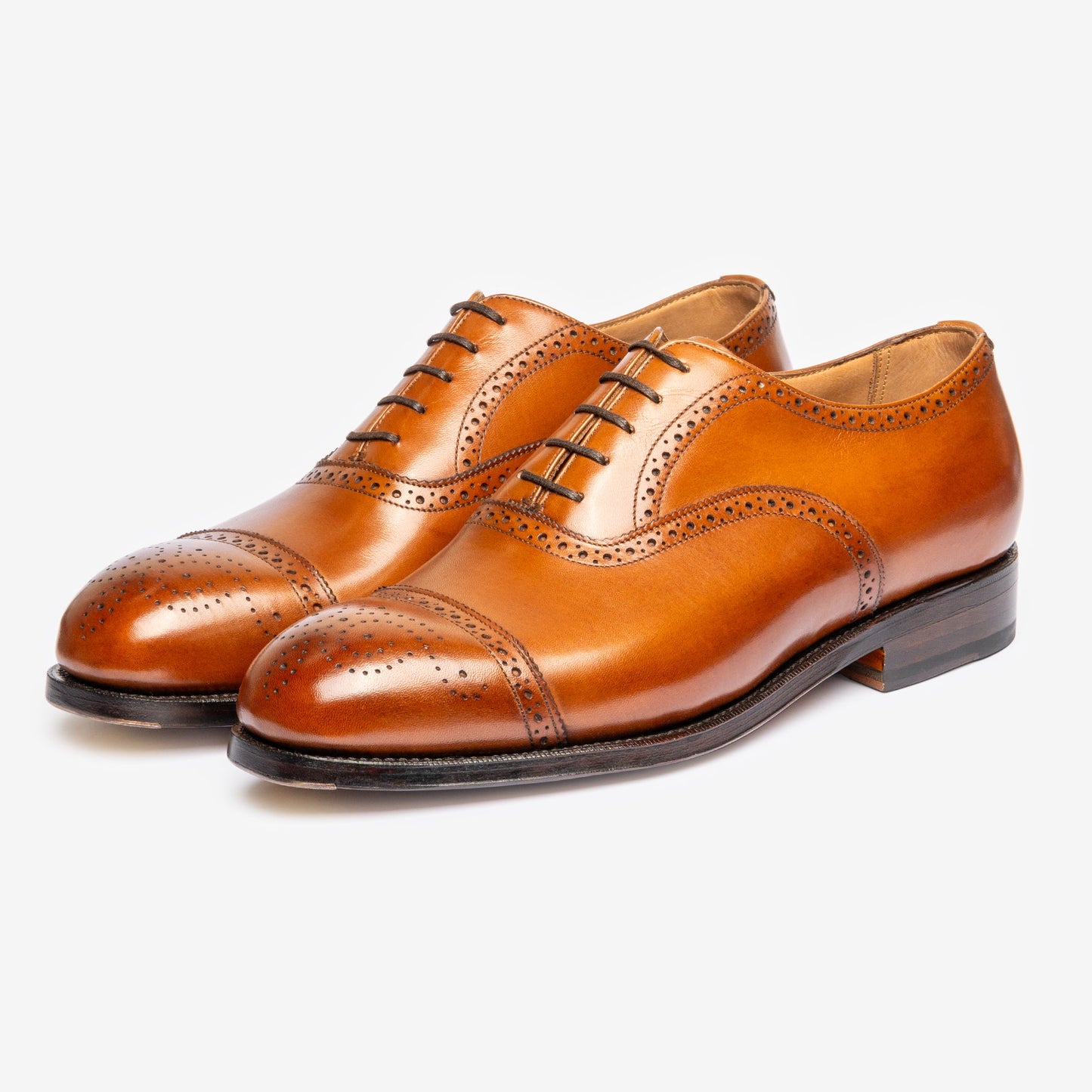 Semi Brogue Oxford - Tan - Char Last - MTO