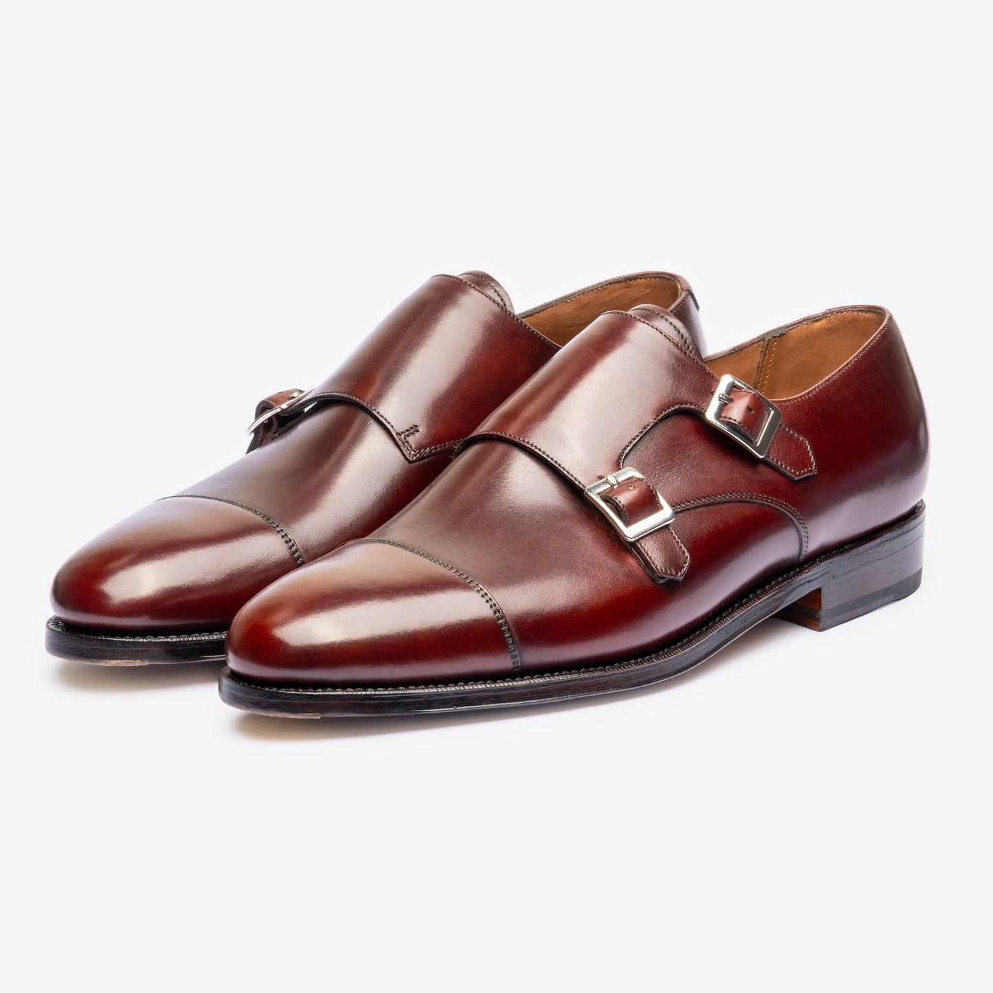 Double Monk - Burgundy - Zip Last - MTO