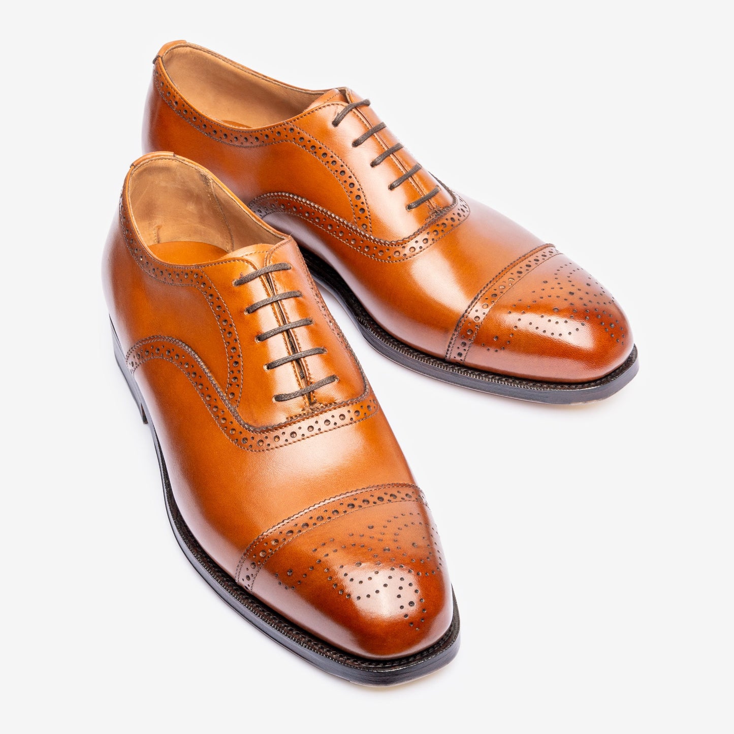 Semi Brogue Oxford - Tan - Char Last - MTO