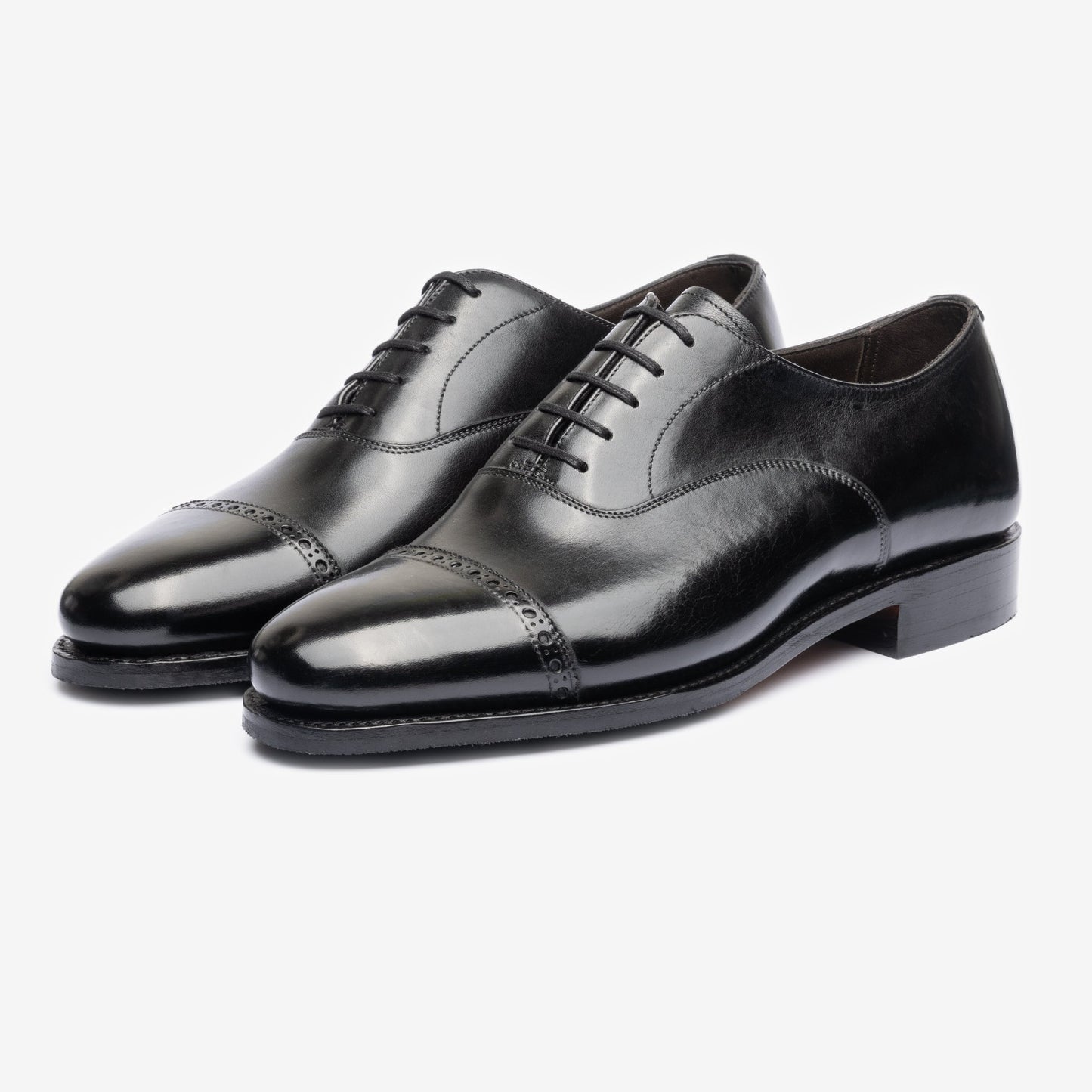 Punch Cap Oxford - Black - Chip Last - MTO