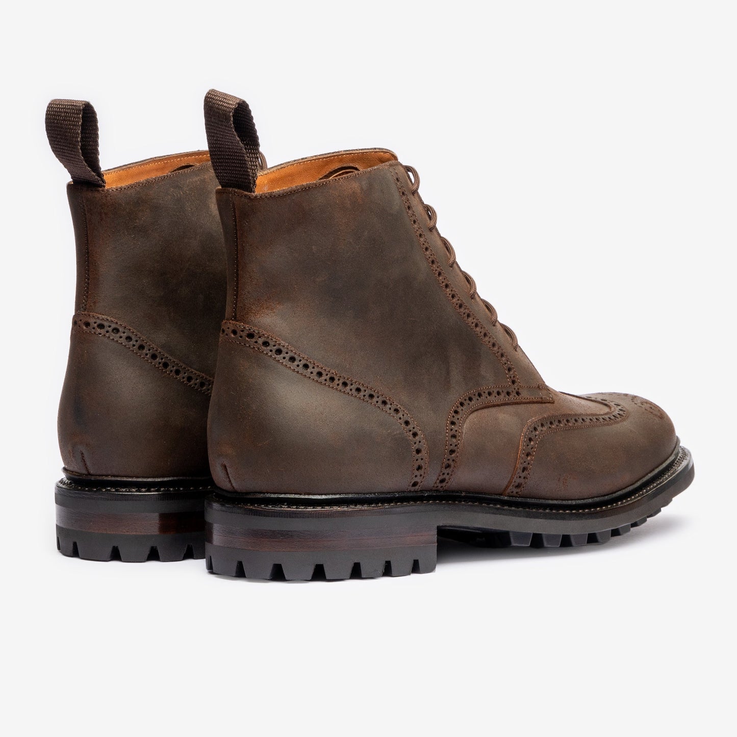 Wingtip Boot - Waxy Commander Brown - Saga Last - MTO