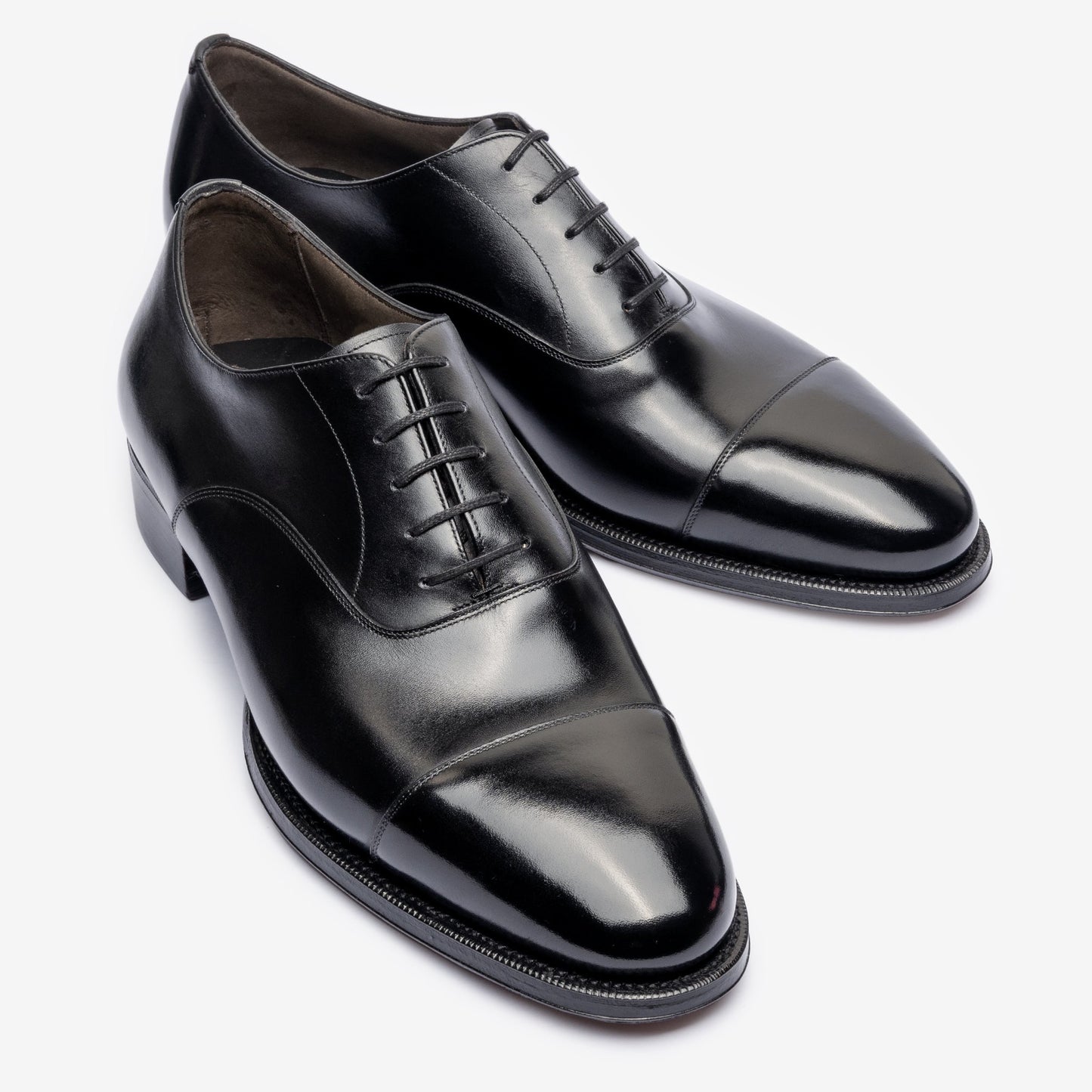 Oxford de punta recta - Negro - Horma con chip - Founders 25
