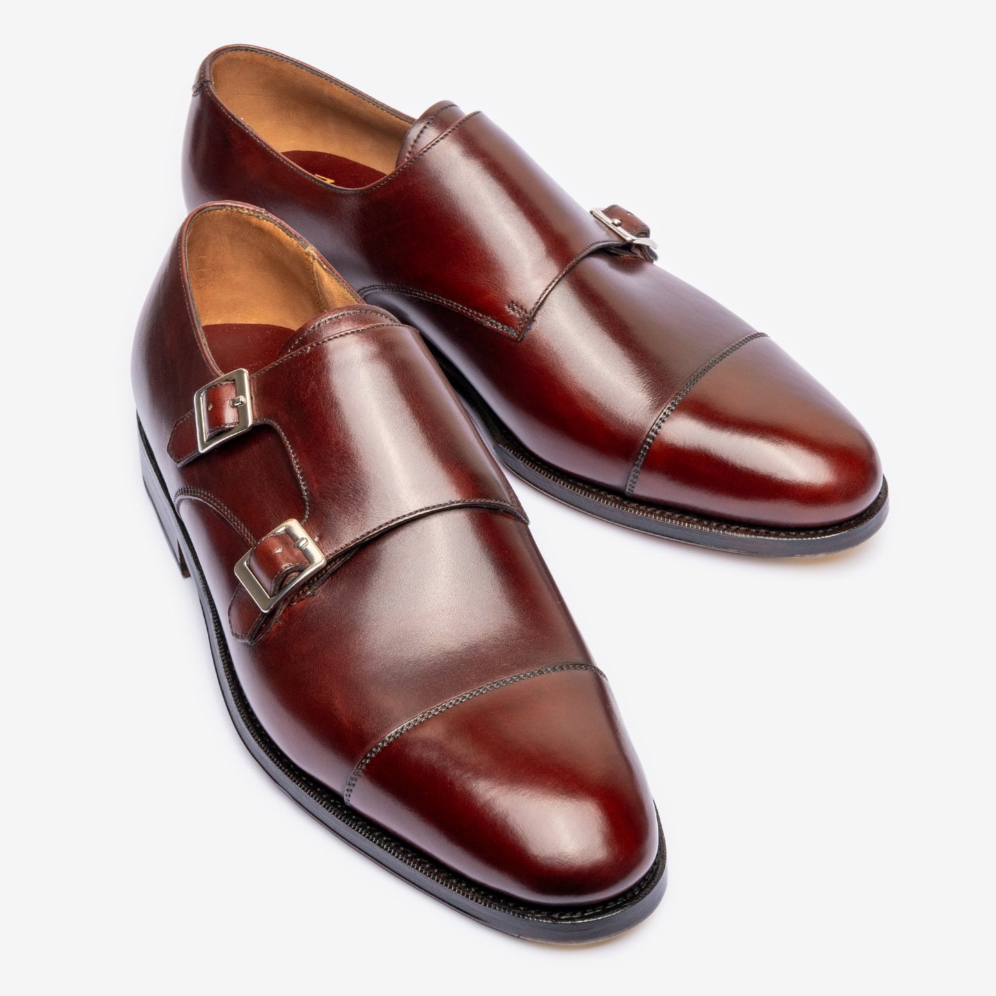 Double Monk - Burgundy - Zip Last - MTO