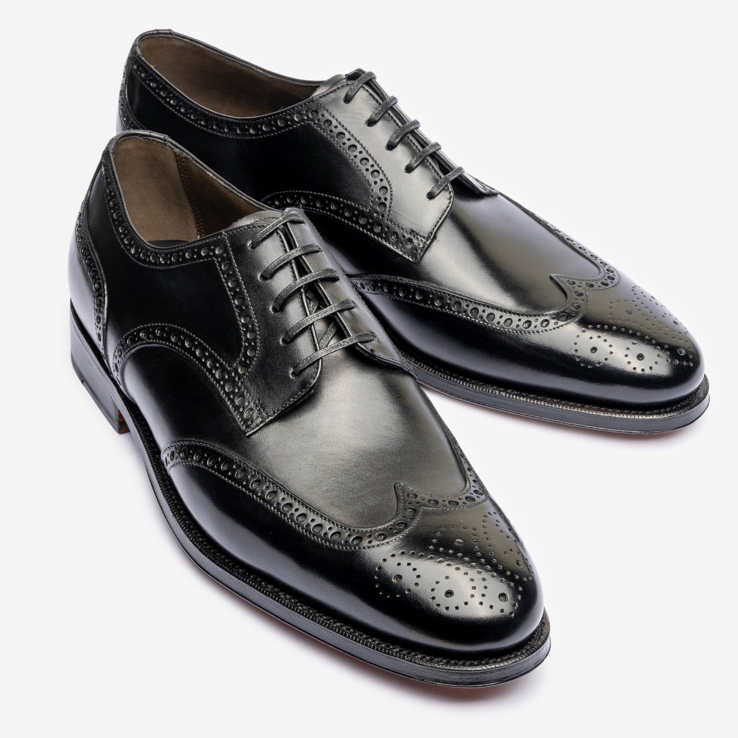 Wingtip Derby - Black - Zip Last - MTO