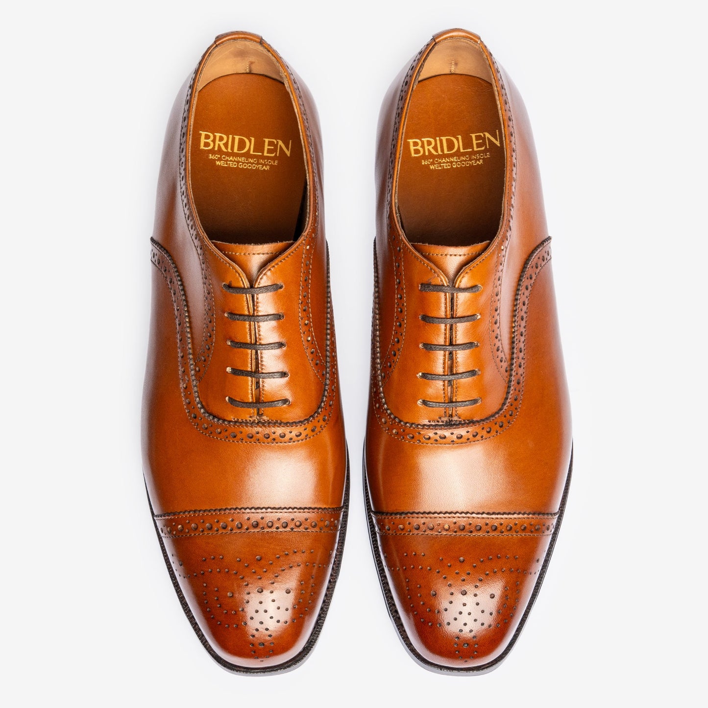 Semi Brogue Oxford - Tan - Char Last - MTO