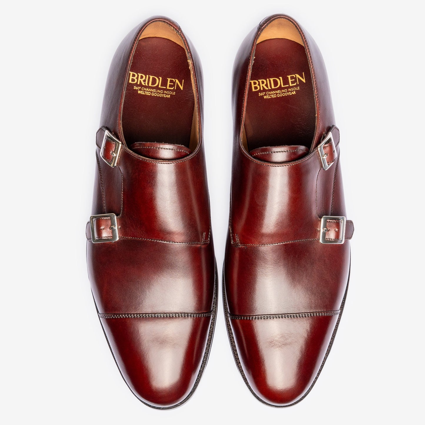Double Monk - Burgundy - Zip Last - MTO