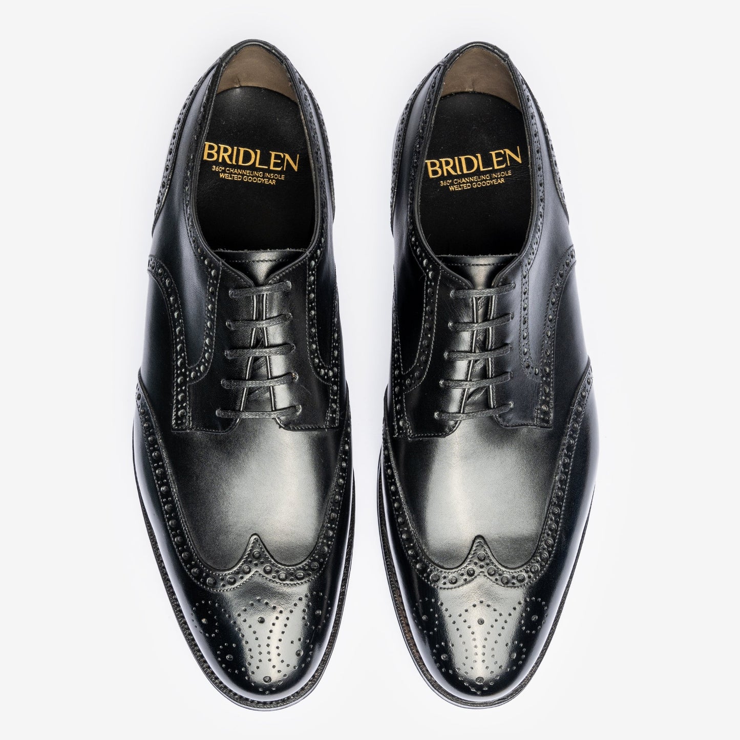 Wingtip Derby - Black - Zip Last - MTO