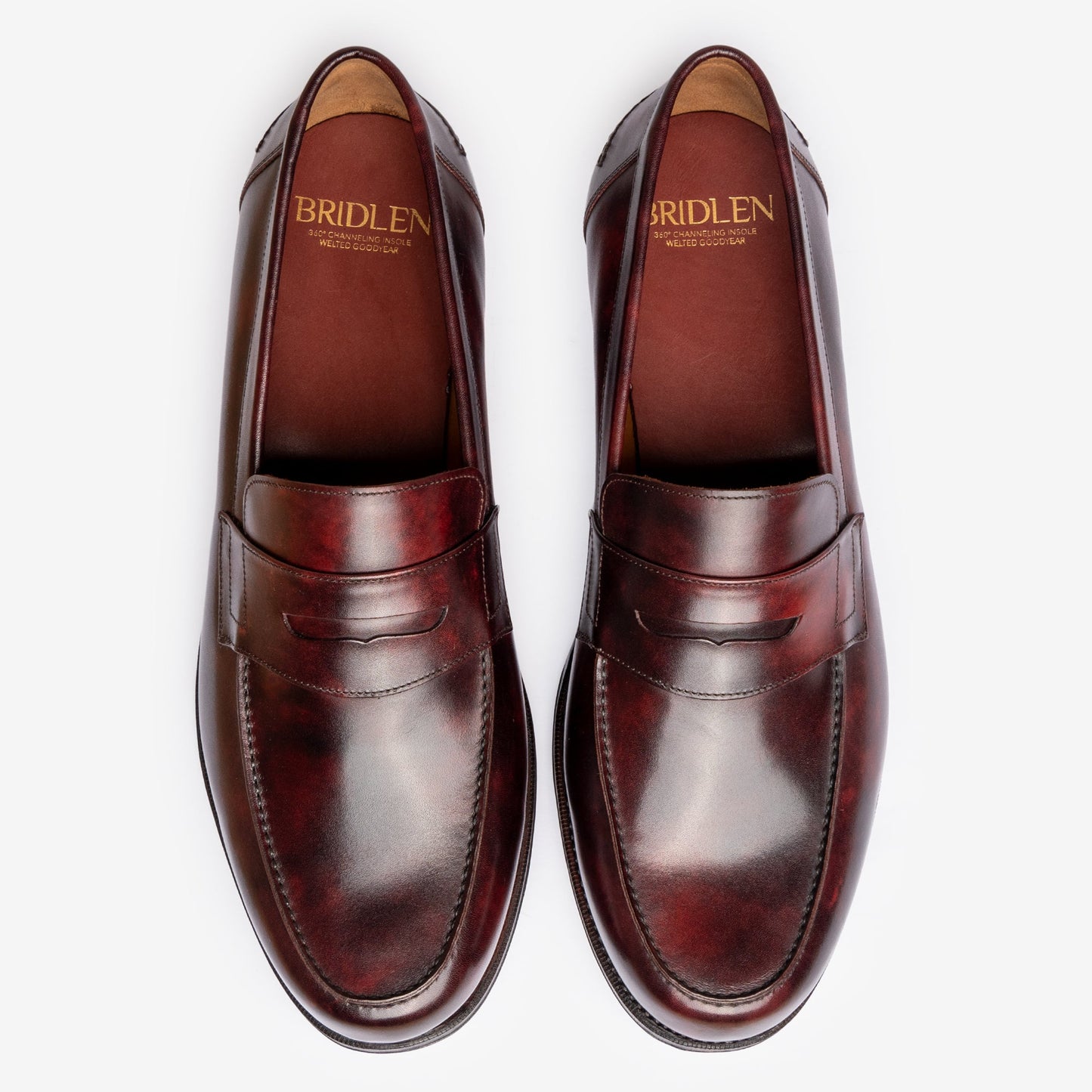 Moccasin Loafer  - Burgundy Museum Calf - Armin Last - MTO