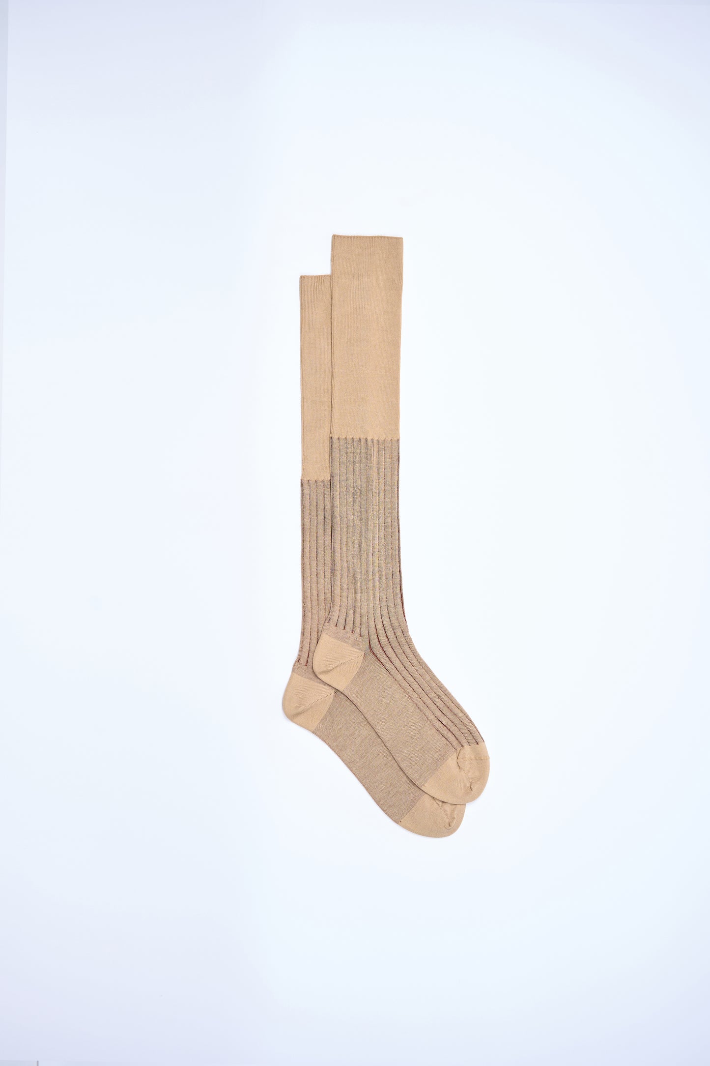 Twinkima.G - Egyptian Cotton Socks - Beige Striped (OTC)