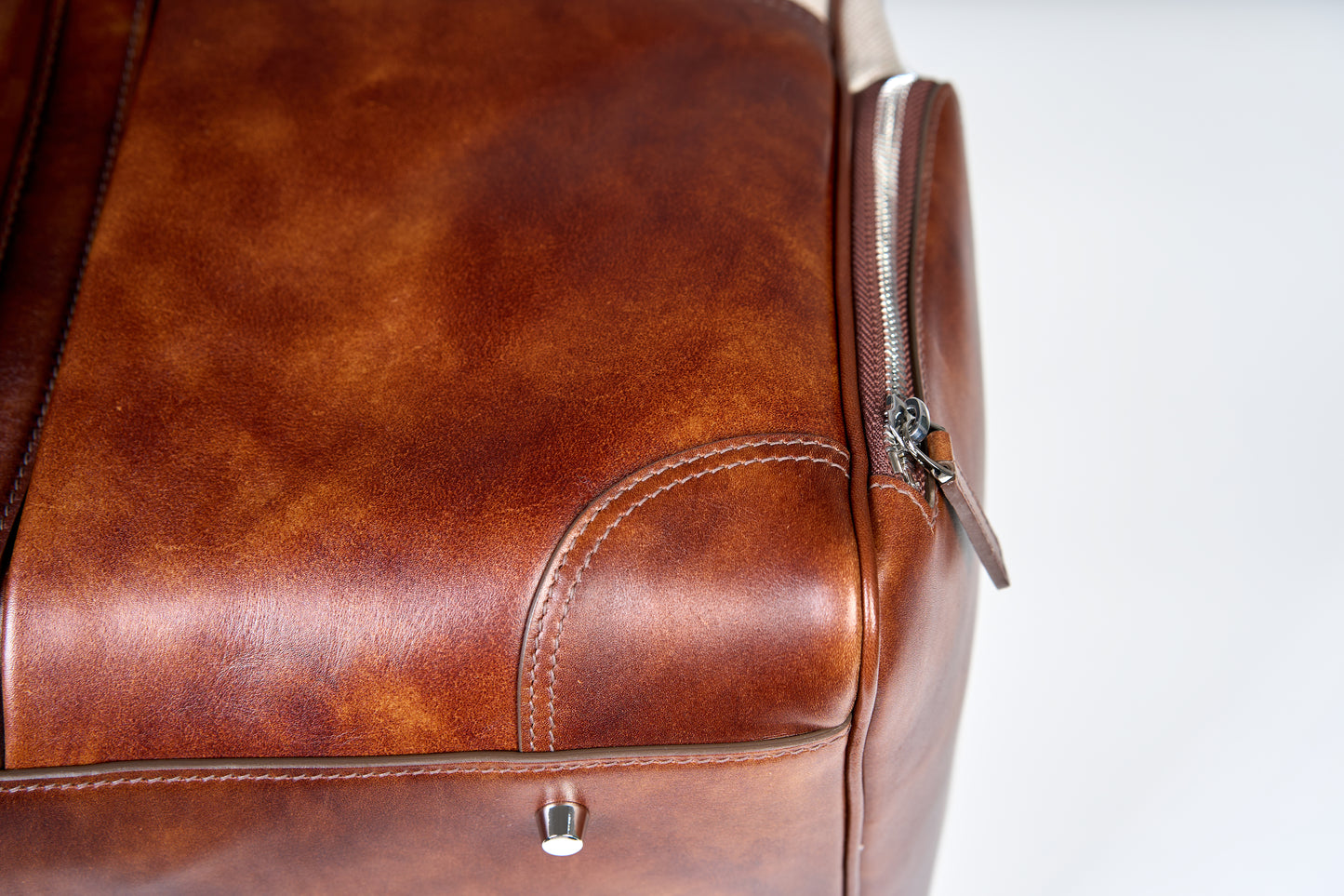 Twinkima.G - Premium Leather & Canvas Travel Duffle Bag