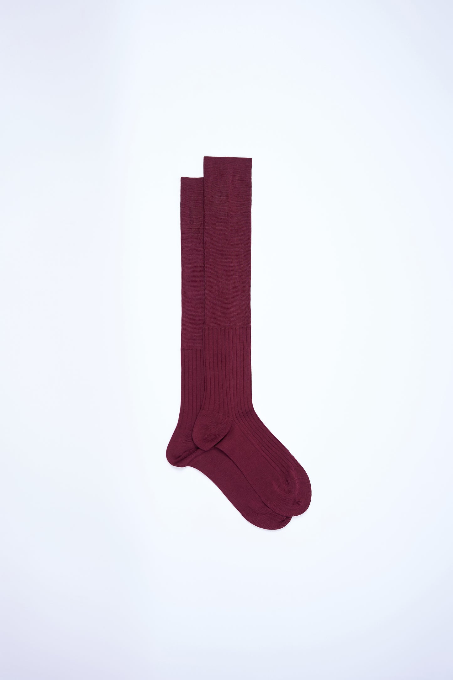 Twinkima.G - Egyptian Cotton Socks - Solid Burgundy (OTC)