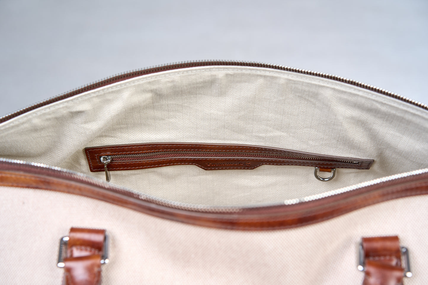 Twinkima.G - Premium Leather & Canvas Travel Duffle Bag