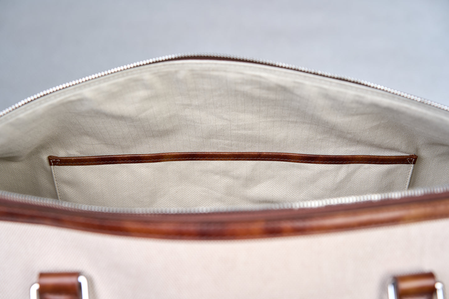 Twinkima.G - Premium Leather & Canvas Travel Duffle Bag