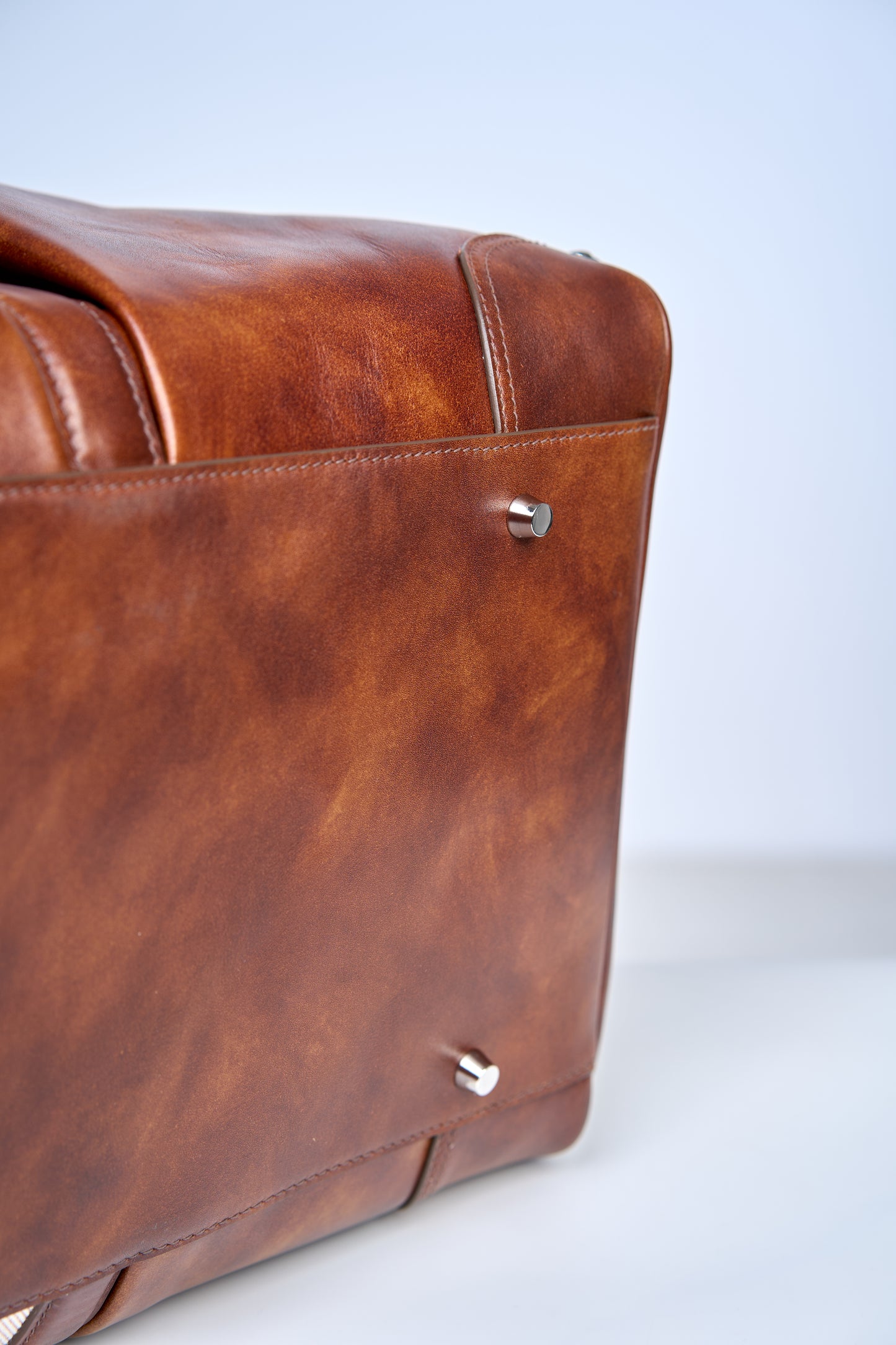 Twinkima.G - Premium Leather & Canvas Travel Duffle Bag