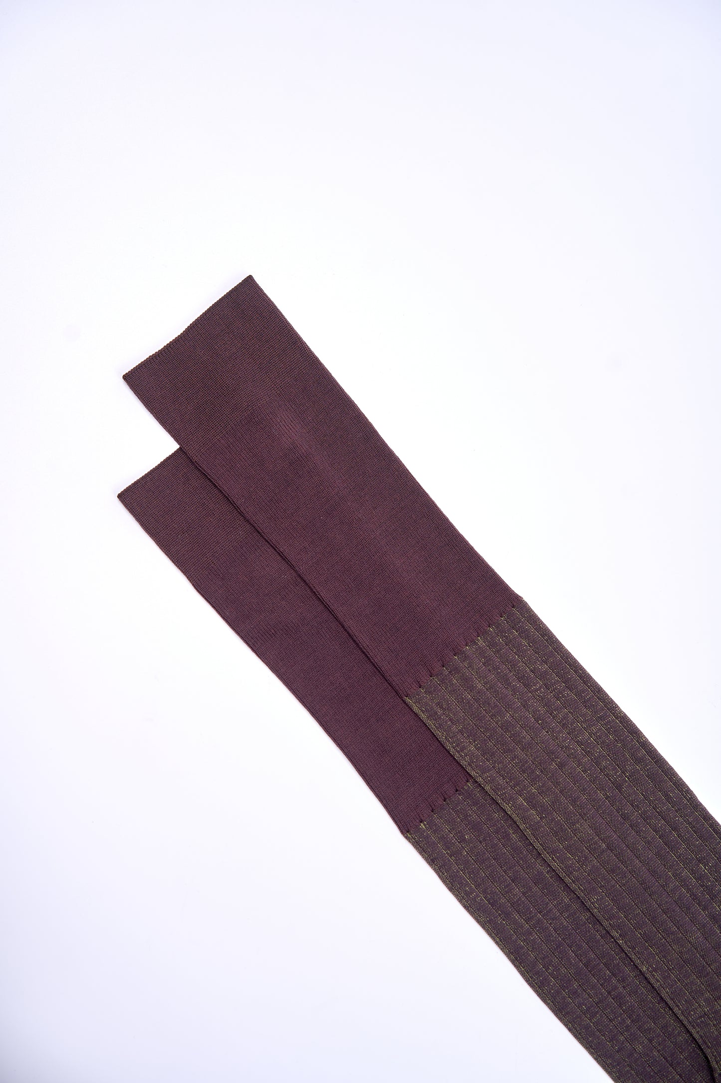 Twinkima.G - Egyptian Cotton Socks - Umber Brown Striped (OTC)