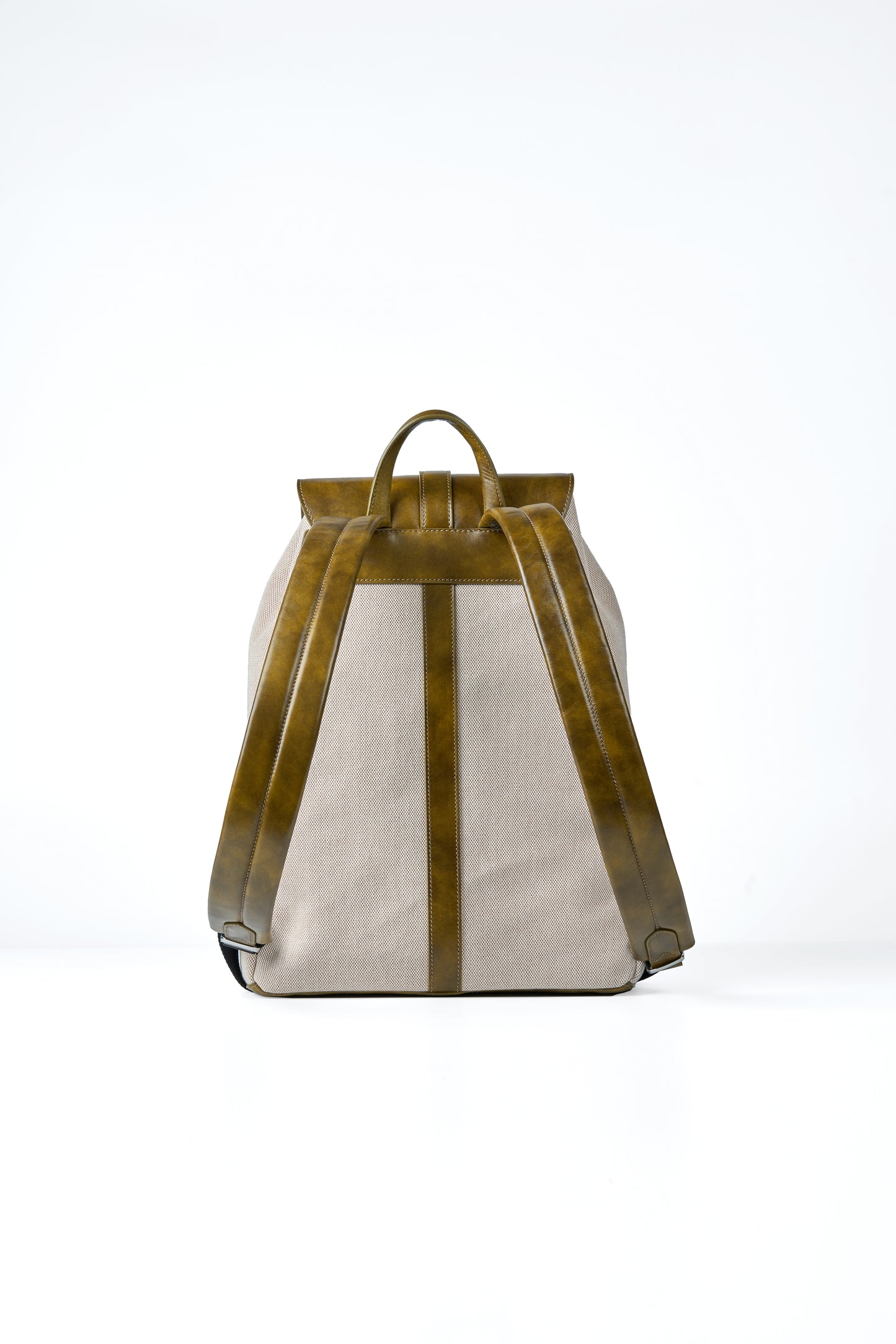 Twinkima.G - Premium Leather & Canvas Backpack