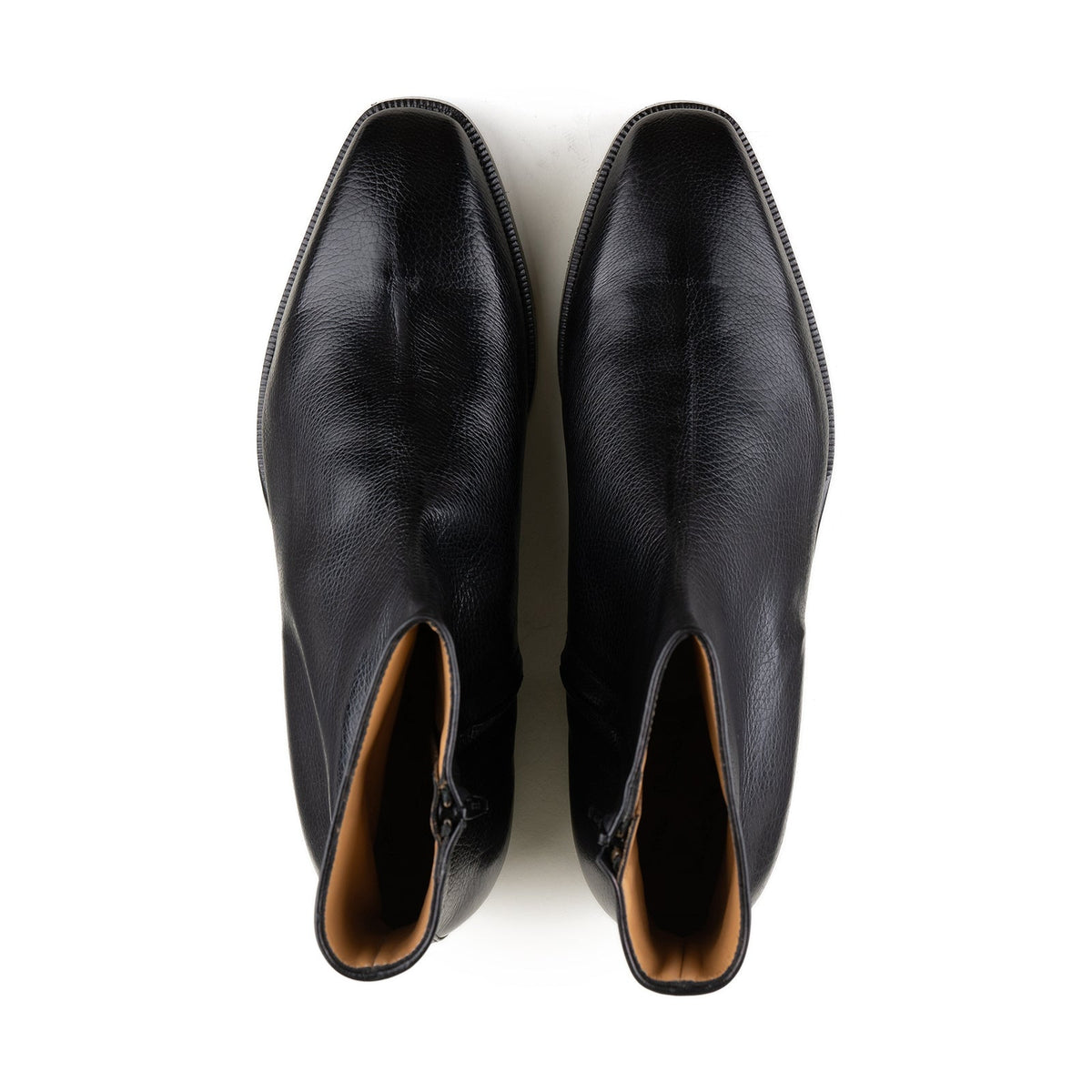 Enzo Bonafe - Style 3993 Side Zip Boot - Black Lama