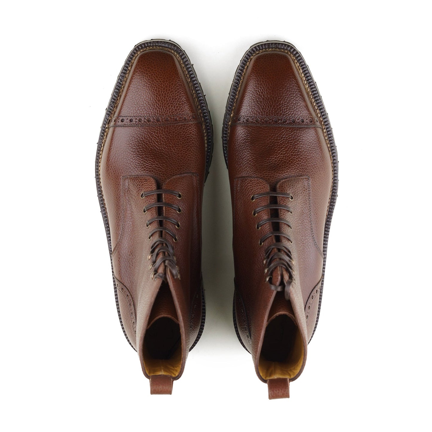 Enzo Bonafe - Style 4076 Urban Commando Derby Boot - 6120 Brown Scotchgrain