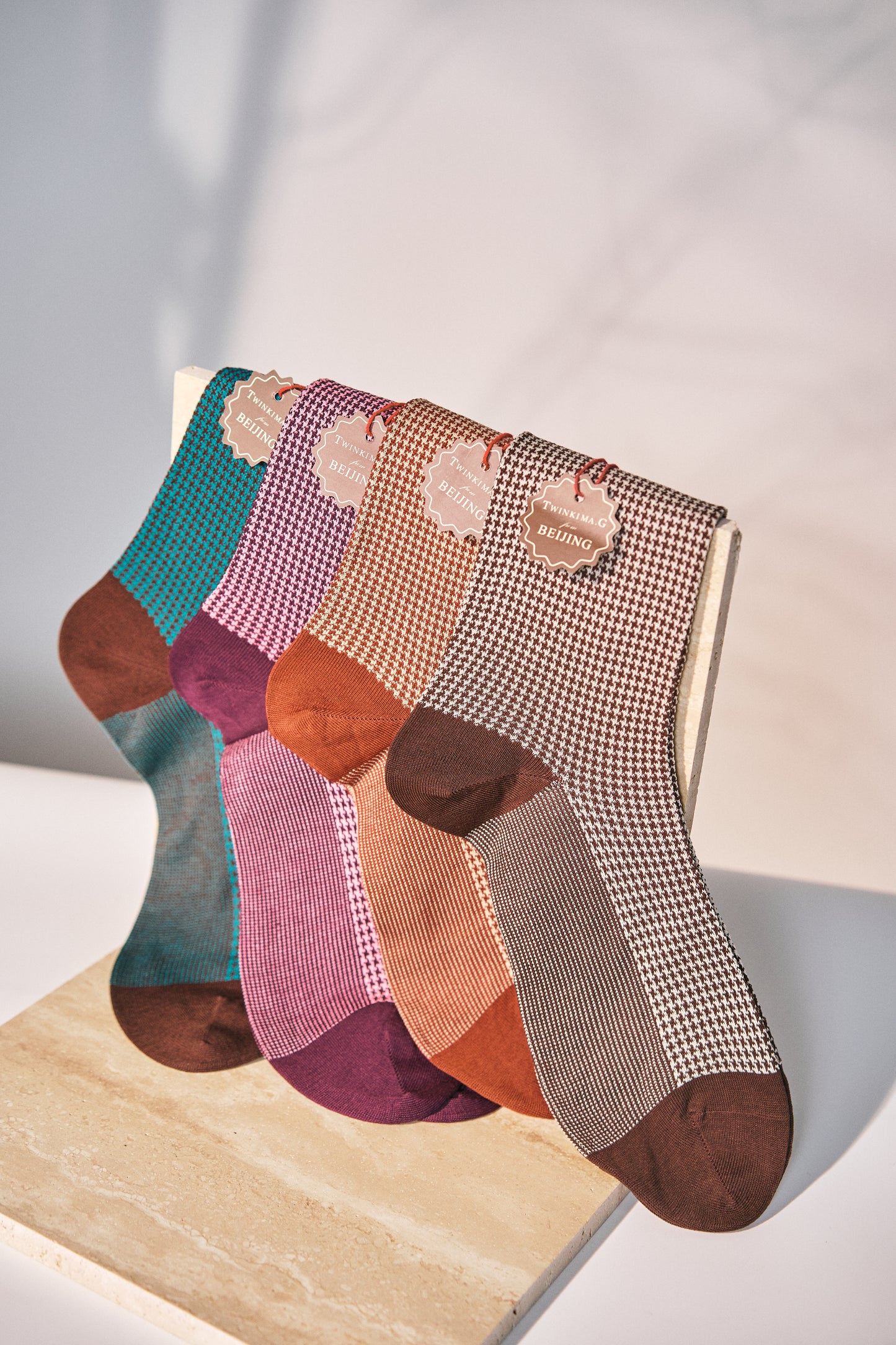 Twinkima.G - Houndstooth Socks - Bundle (Mid-Calf)