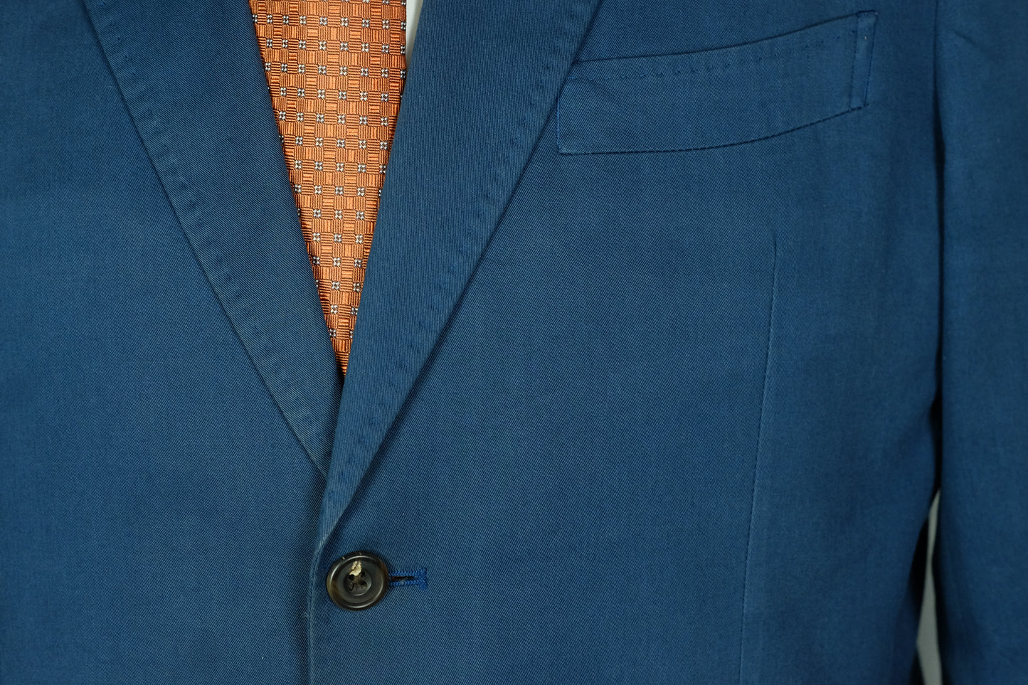 Costume Timothy Everest - Coton bleu à deux boutons