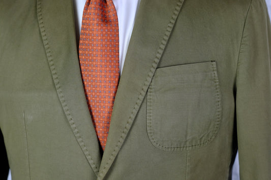 Timothy Everest Suit - Two Button Cotton Olive