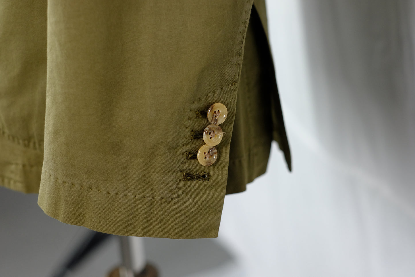 Costume Timothy Everest - Coton olive à deux boutons