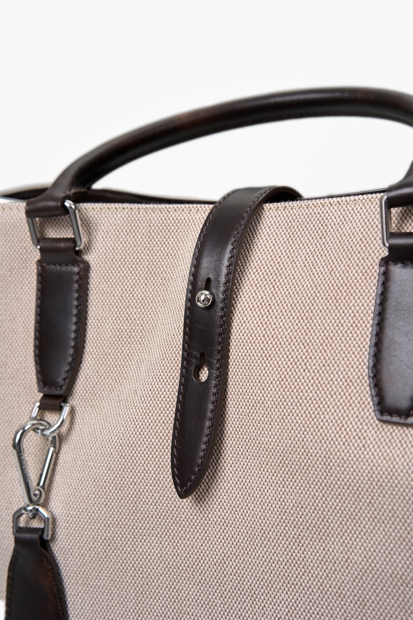 Twinkima.G - Premium Leather & Canvas Tote Bag