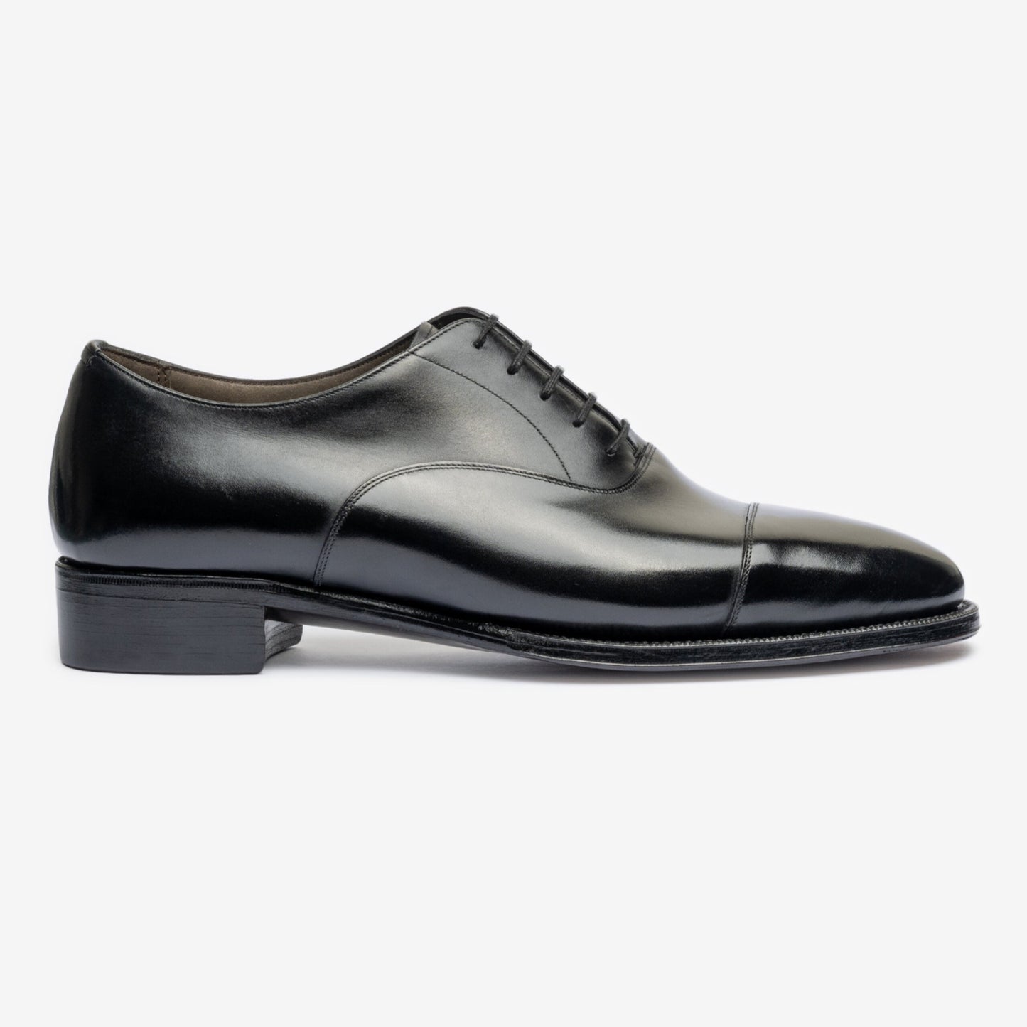 Oxford de punta recta - Negro - Horma con chip - Founders 25