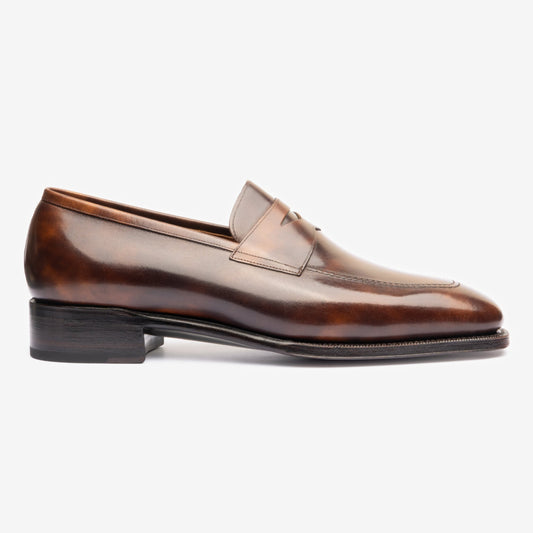Penny Loafer - Brown Museum calf - Deer Last - Founders 25