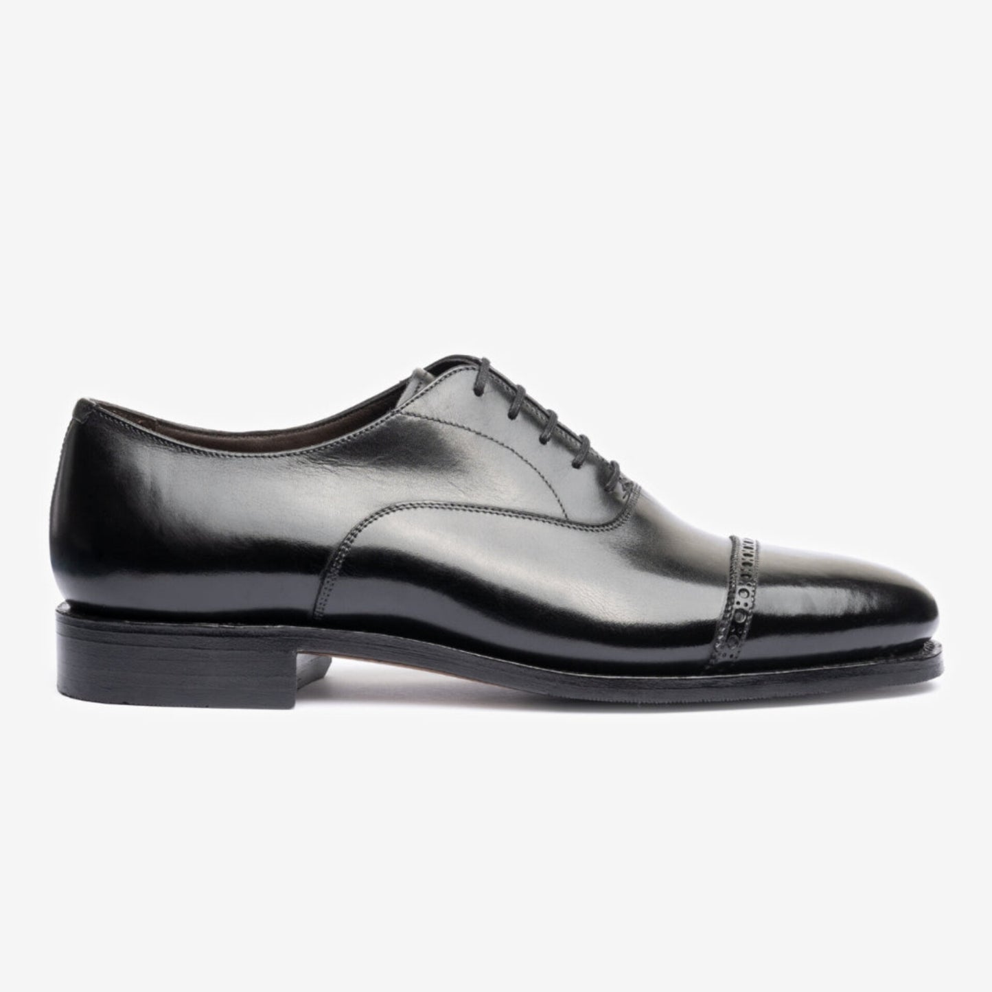 Punch Cap Oxford - Black - Chip Last - RTW
