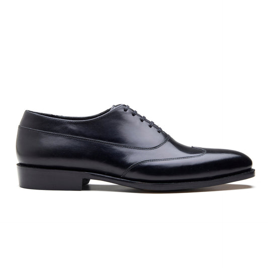 Jürgen-Z - Spiral Austerity Wingtip Oxford - Black Calf