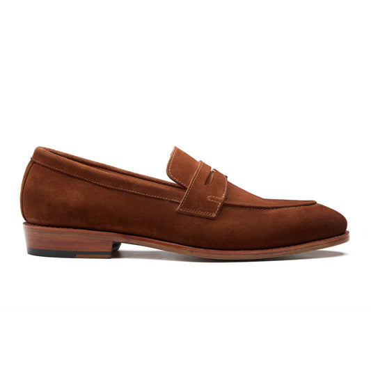 Denver - Penny Loafer - French Brown Suede