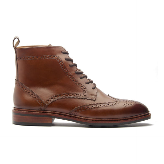 Lewinsky - Wingtip Derby Boot - Walnut Tan