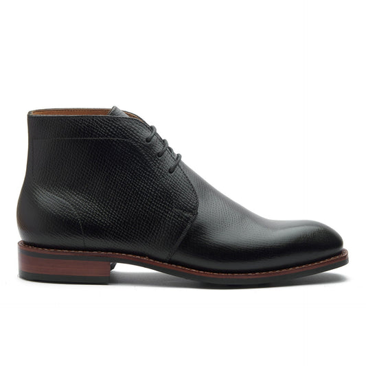 McClure - Chukka Boot - Black Hatch Grain