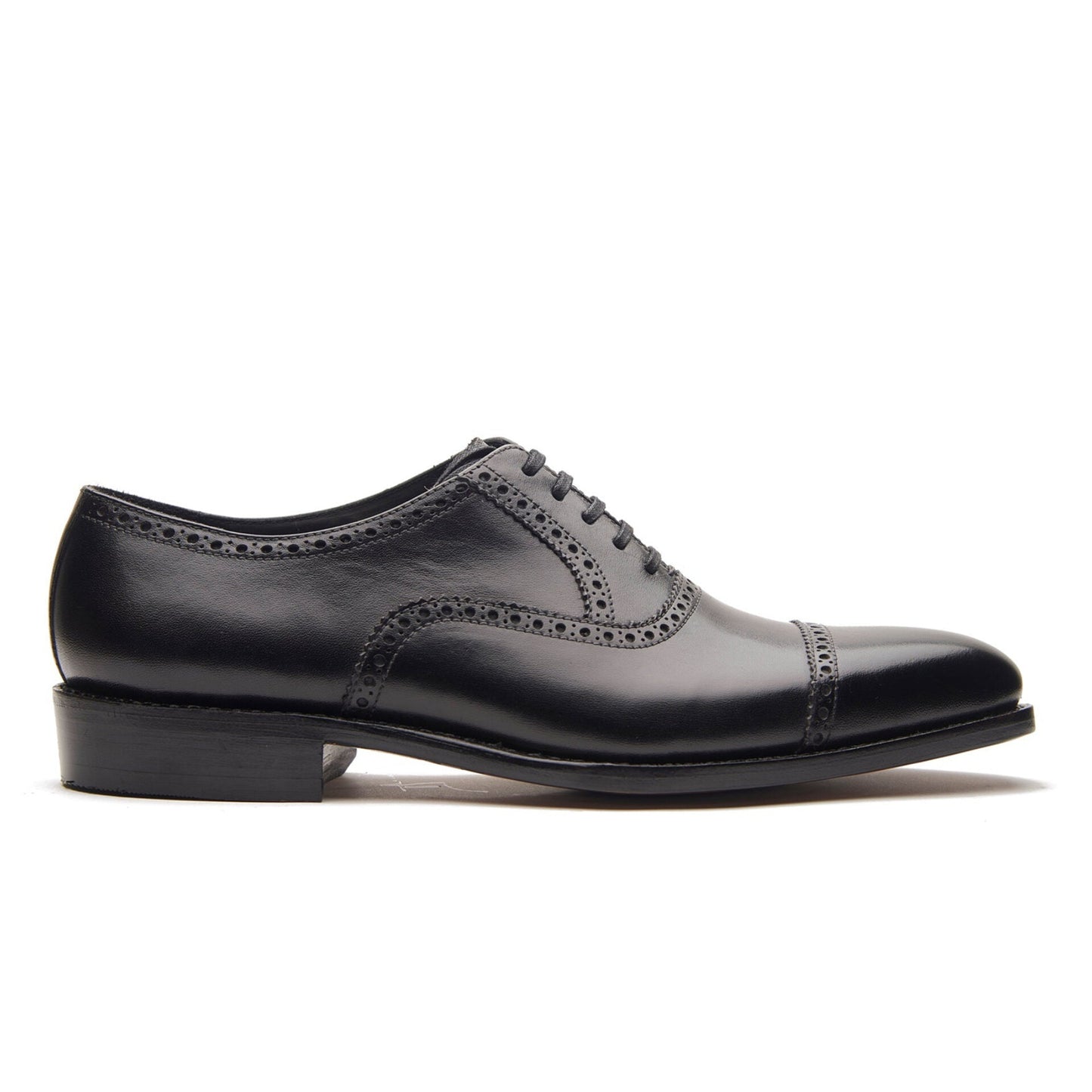 Bemer - Quarter Brogue Oxford - Negro