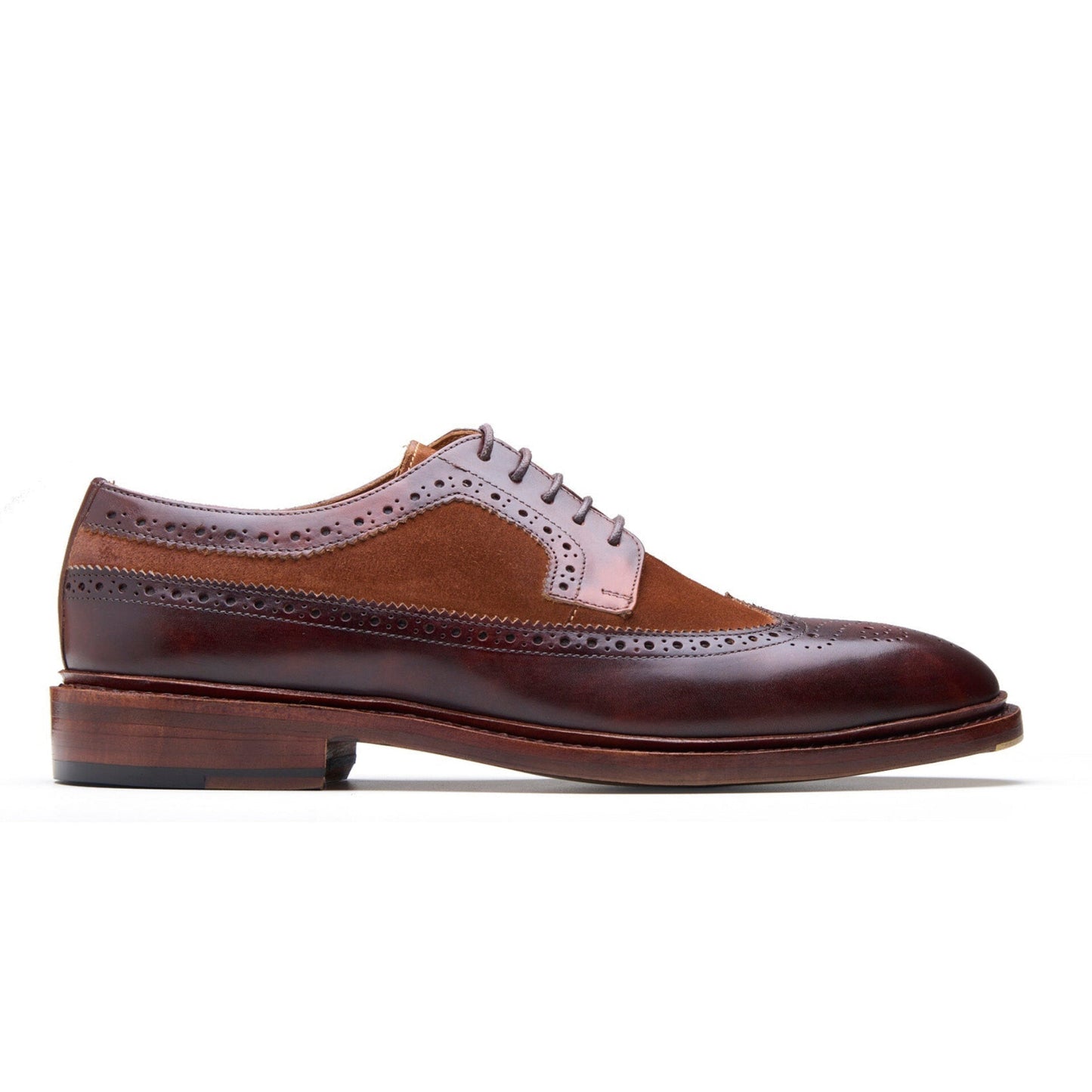Raife - Longwing Derby - Chestnut Museum and Calf Suede