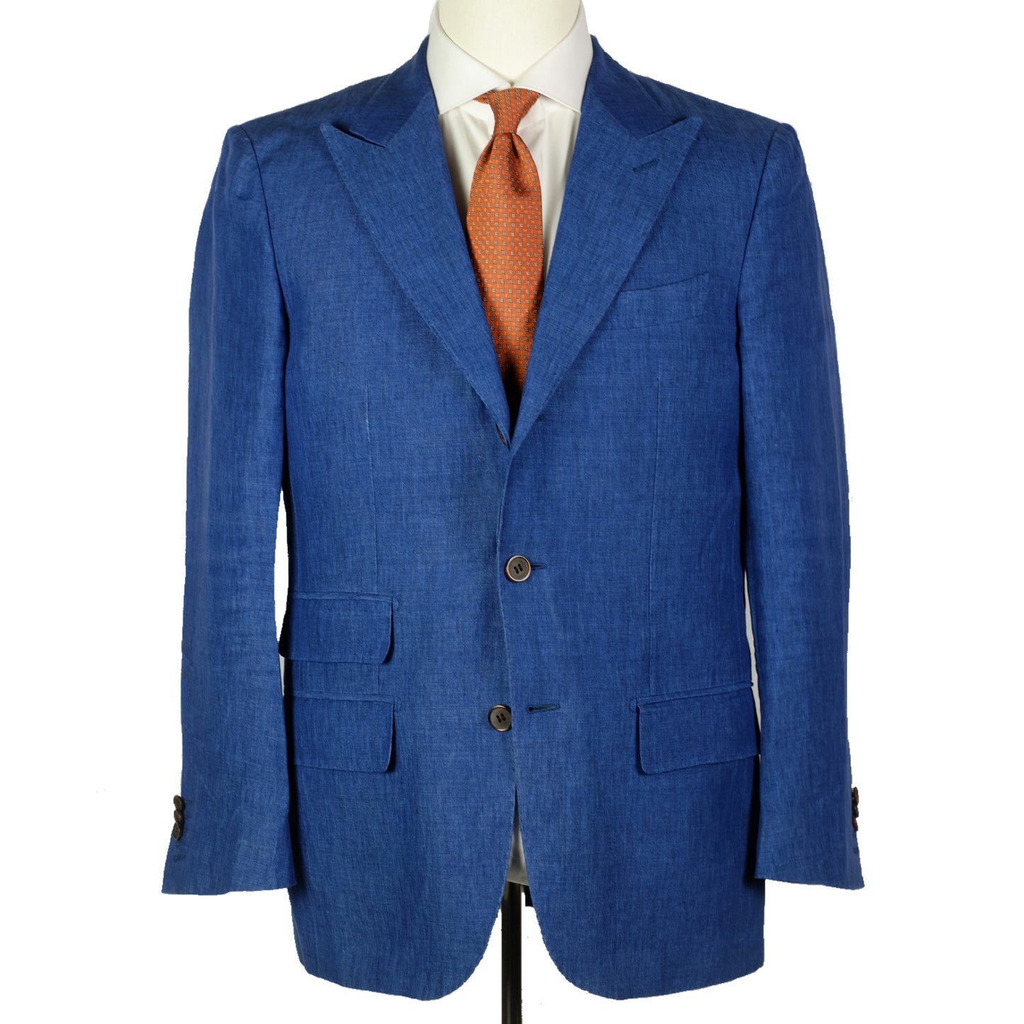 SuitSupply Suit - Three Button Chambray Blue
