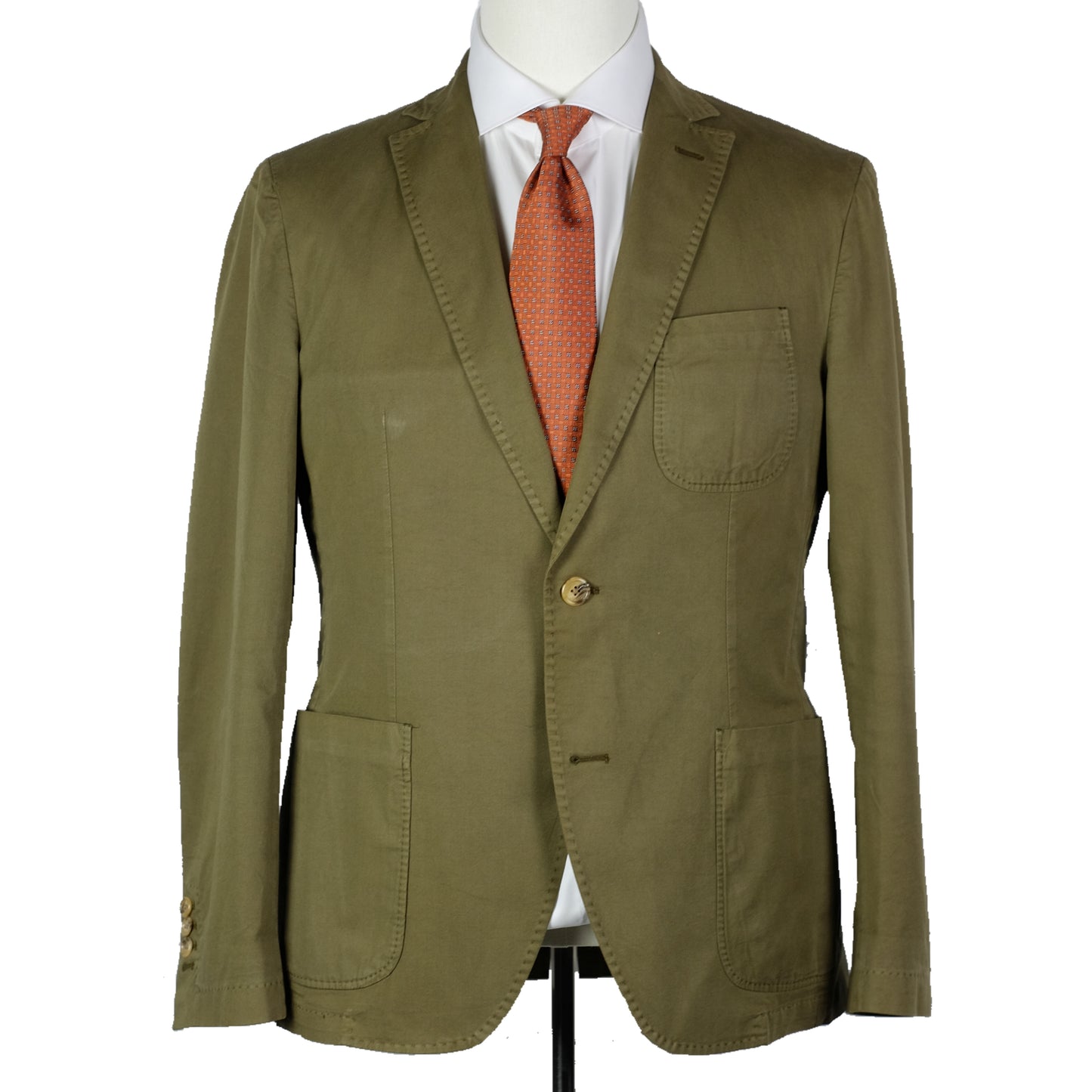 Costume Timothy Everest - Coton olive à deux boutons