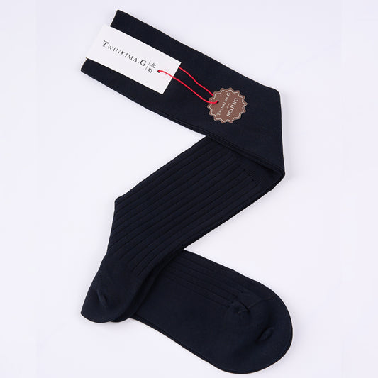 Twinkima.G - Egyptian Cotton Socks - Solid Midnight (OTC)