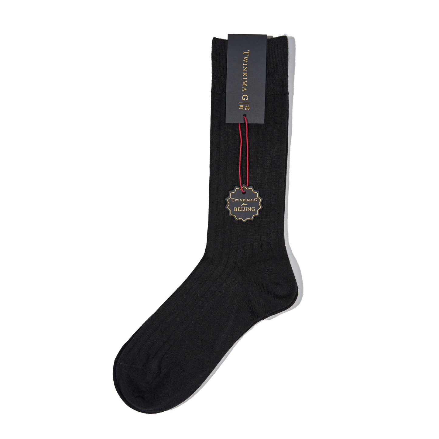 Twinkima.G - Cashmere Blend Socks - Black (Mid-Calf)
