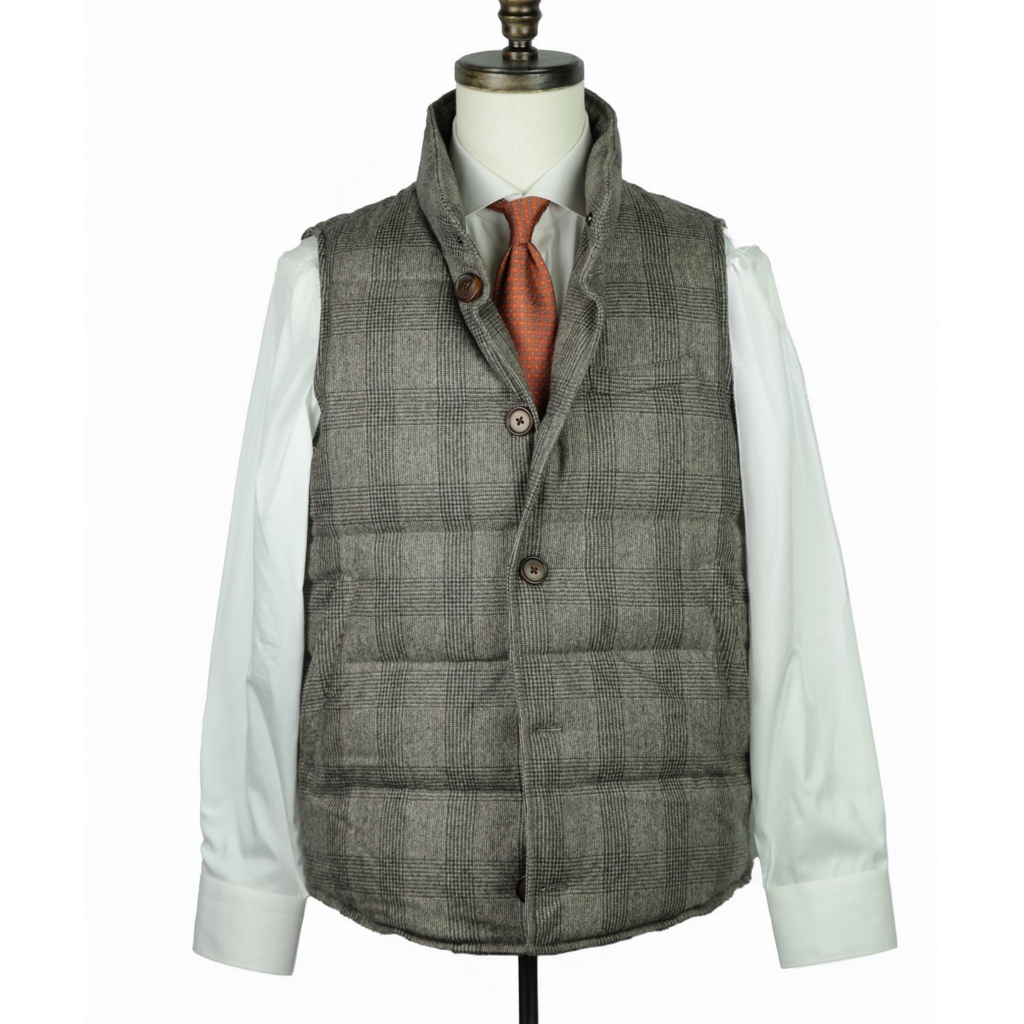 Spier & Mackay - Puffer Waistcoat - Brown/Grey