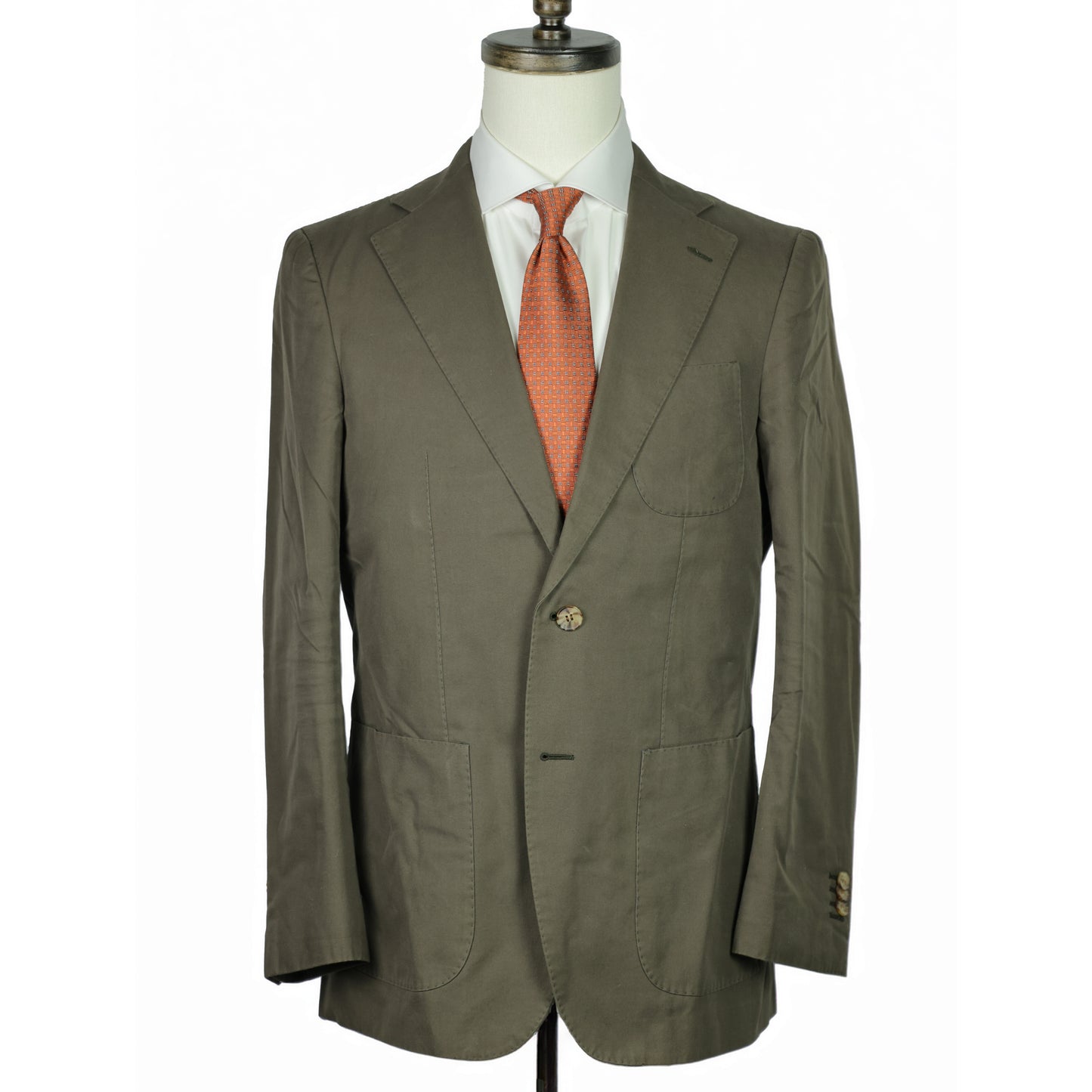 SuitSupply - Two Button Suit - Taupe Cotton
