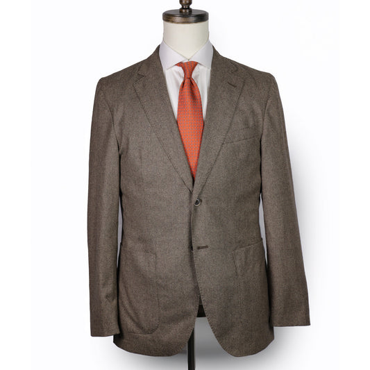Hackett - Two Button Sport Coat - Brown Houndstooth