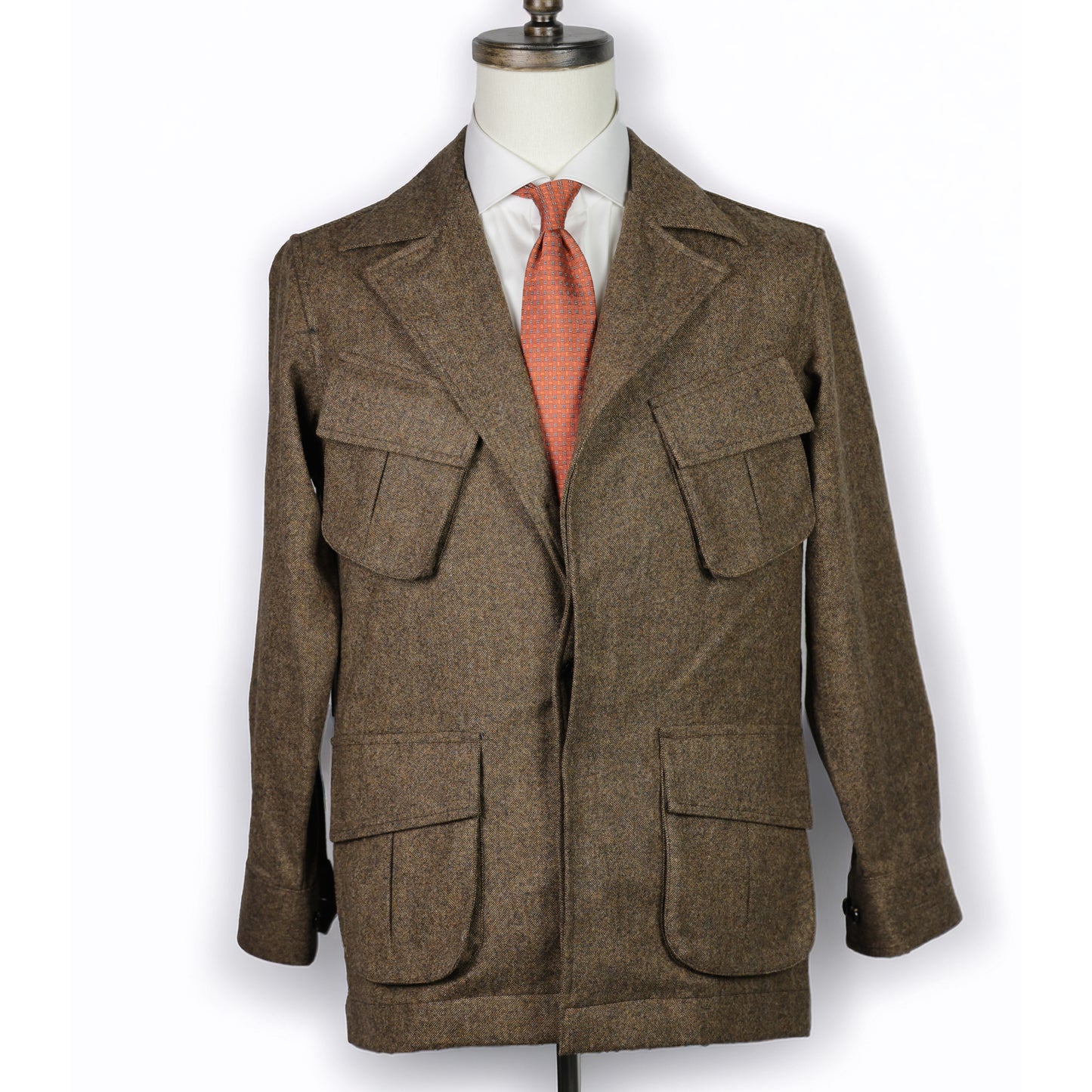 Yeossal - Jungle Jacket - Brown Donegal