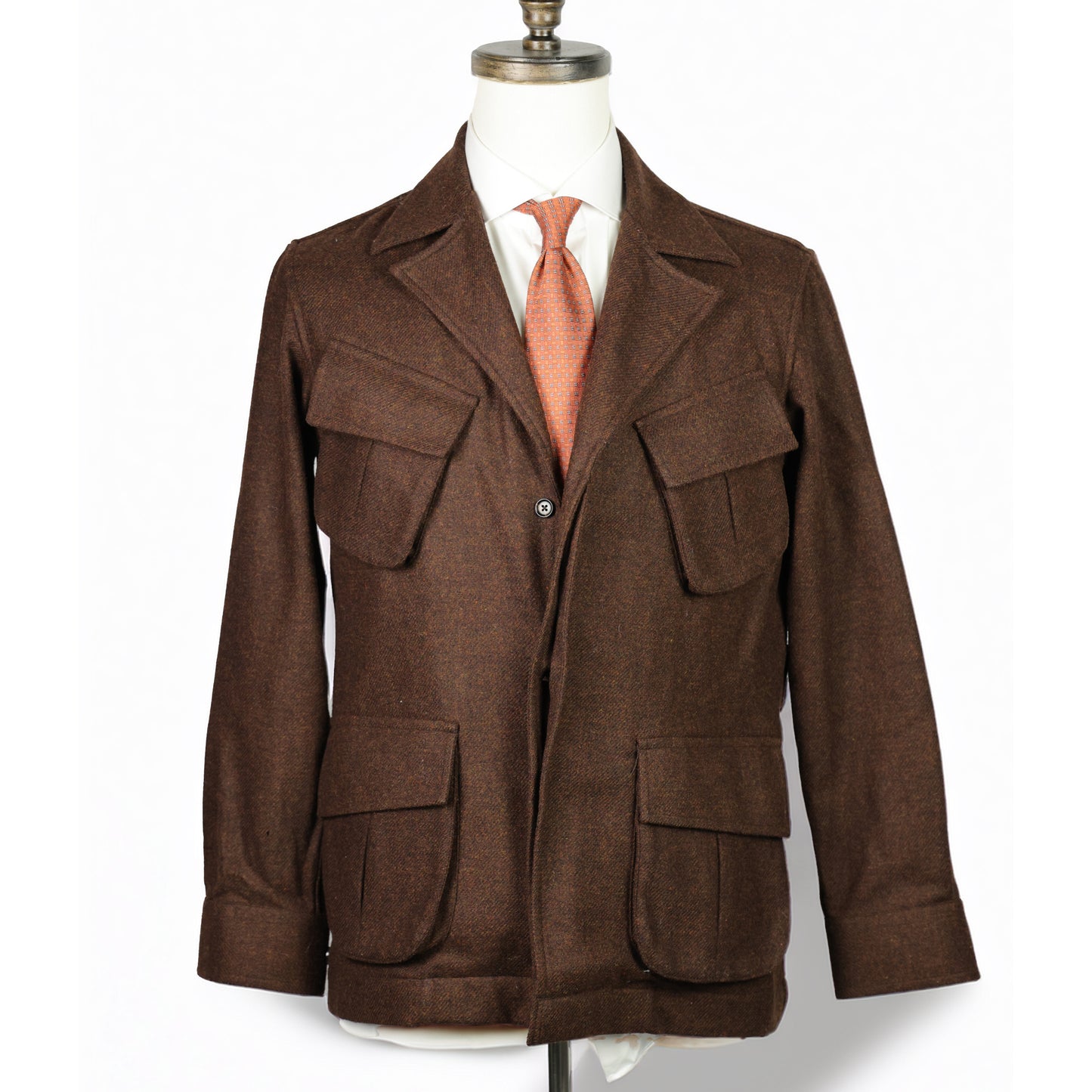 Yeossal - Jungle Jacket - Brown Medley Wool