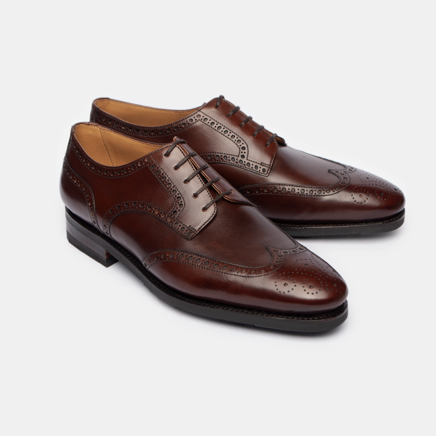 Wingtip Derby - Brown - Zip Last - Leather Sole - MTO