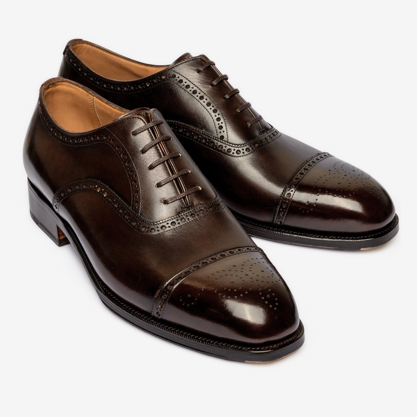 Semi Brogue Oxford - Bitter Choco - Char Last - MTO