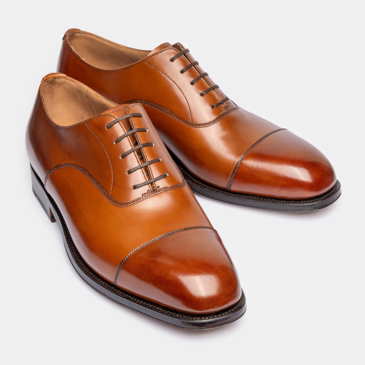Straight Tip Oxford - Tan - Char Last - MTO