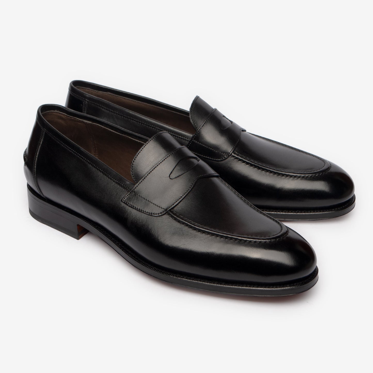 Penny Loafer II - Black - Rufer Last - MTO